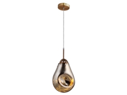 Candeeiro Pendente LUMINECA 23X30 Cm Champanhe