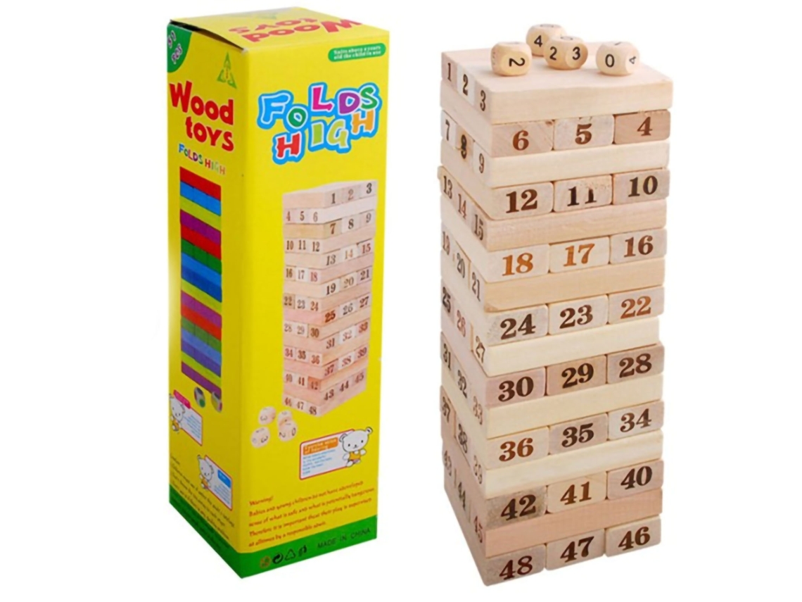 48 Peças Jogo De Montar Madeira Com Números Puzzle Para Crianças Rapazes Meninas Jogos De Mesa Interior Lar