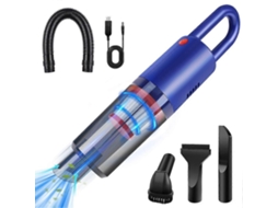 Aspirador De Pó Portátil Sem Fio Para Carro E Casa, Sucção Potente De 6200pa, 50w De Alta Potência, Bateria Dupla De Lítio._ozo