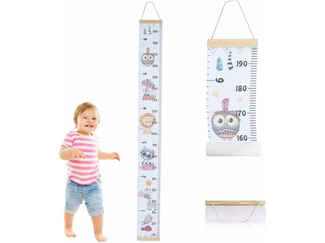 Régua Graduada Adesiva Para Parede Infantil Ldc, Tabela De Crescimento De Altura, Decoração Para Quarto De Criança (4)