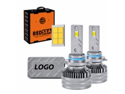 Lâmpada Led Para Farol Automóvel R4 H13 6000 K Prateada Redsea