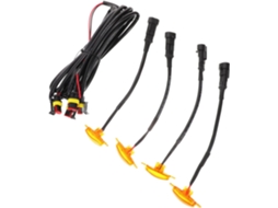 Faróis De Led Popetpop Para Carros, Lâmpadas Amarelas Brilhantes, Amplo Ângulo De Feixe, Segurança Rodoviária Para