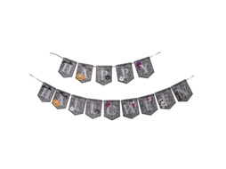 1pcs Bunting De Papel Para Halloween Para Decorações De Halloween Allinless