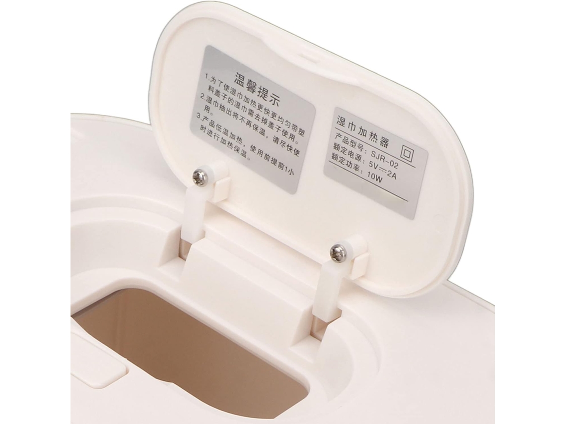 Aquecedor Portátil de Lenços Umedecidos, Aquecimento Uniforme com Visor de Temperatura Led, para 80 SFUSHOS