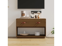 Vidaxl Móvel De Tv 90x40x60 Cm Madeira De Pinho Maciça Castanho Mel