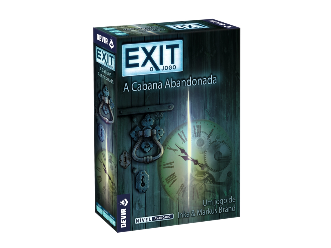 Jogo de Tabuleiro DEVIR EXIT: A Cabana Abandonada (Idade Mínima: 12 - Nível Dificuldade: Intermédio)