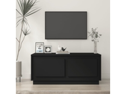 Vidaxl Mesa De Centro 102x50x44 Cm Derivados De Madeira Preto