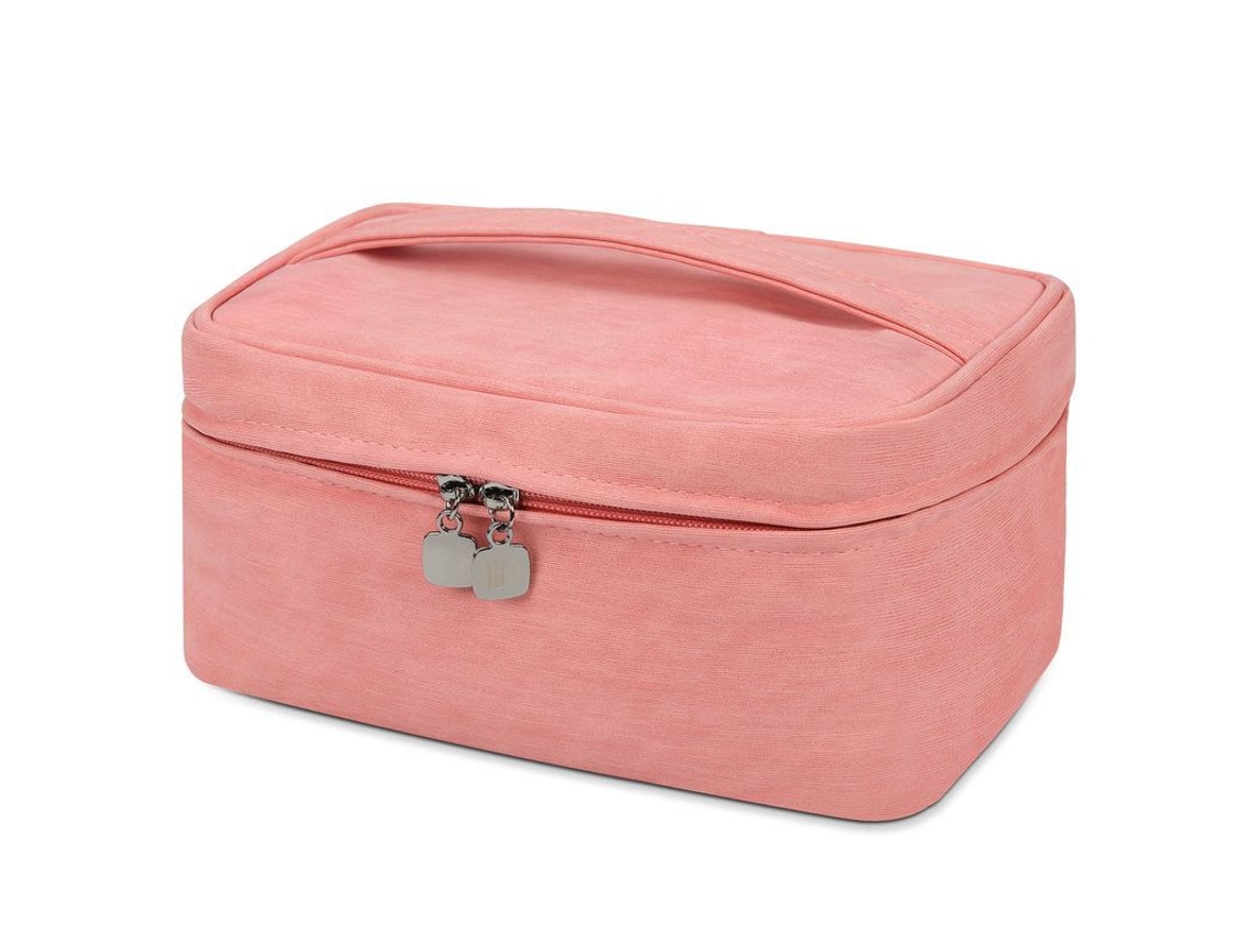 Bolsa de Maquilhagem LINJOU, impermeável, rosa