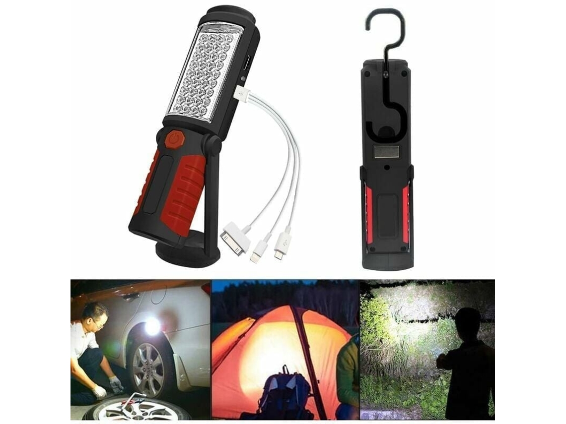 Lurelia Detector De Fumo E Co 2 Em 1, Com Visor Led, Alarme Sonoro, Bateria 1800 Mah Usb