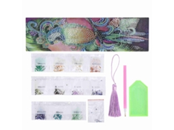 Marcador de Livro Diamante Pintura Borla Aves Diy