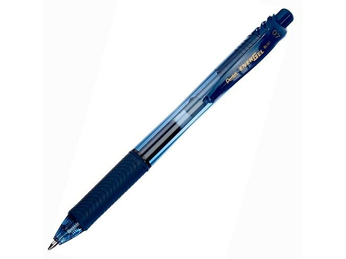 Caneta Pentel Energel Azul Escuro 0,7 Mm 12 Unidades