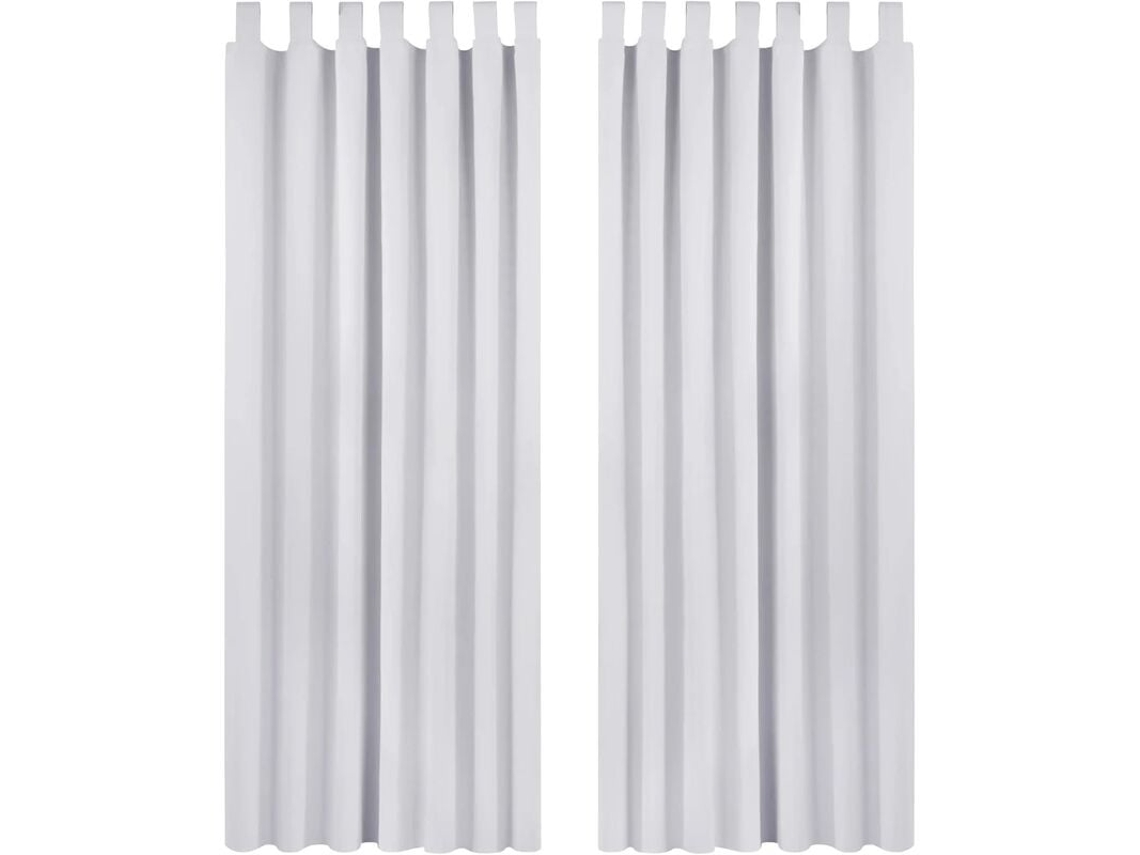Cortina Blackout Térmica, Para Janela, Varanda E Quarto, Lavável, 2 Peças, Cinza
