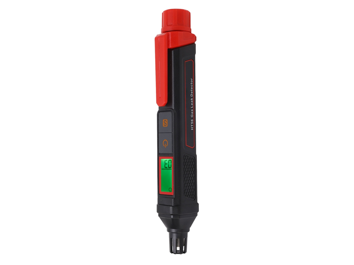 Detector de Fuga de Gás Lcd Digital 100~5000ppm Alarme Combustível com Sensor Semiconductor