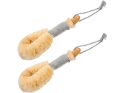Conjunto De 2 Escovas Banho Beaupretty Com Cabo Para Esfoliação E Limpeza Corporal, Adequado Para Cuidados Com A Pele