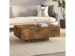 Vidaxl Mesa De Centro 85x55x31 Cm Derivados De Madeira Carvalho Fumado