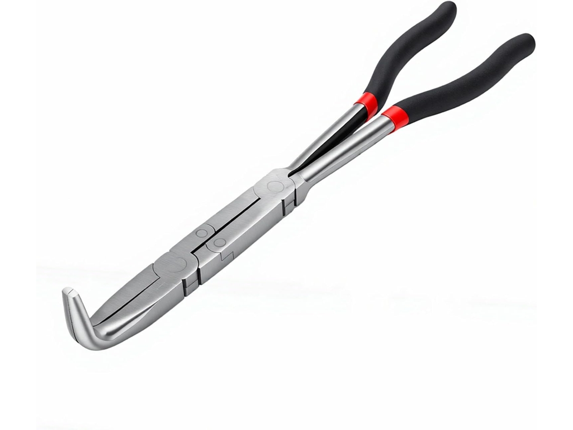 Alicate De Bico Curvo Extra Longo De 33 Cm, Alicate De Junta Dupla