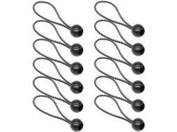 Lurrose Conjunto De 12 Elásticos Com Bolas 15cm 6-polegadas, Compactos E Leves, Para Lonas Impermeáveis E Atividades Ao