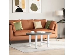 Vidaxl Pés Para Mesa De Centro , Brancos, 2 Peças, 50x (42-43) Cm, Aço