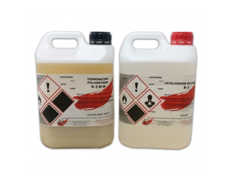 Verniz de Pavimento Extra Mate 2-Componente R-3 5Lt+5Lt