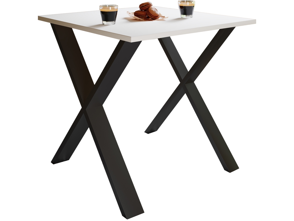Mesa De Jantar De Madeira Mesa De Cozinha Xona X 80x80 Vcm