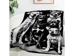 Manta para Animais de Estimação Cães 180x200 Cm Multifuncional Macia e Aconchegante em Flanela Ideal Cama Escr