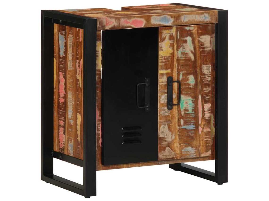 Vidaxl Armário De Banheiro Castanho 55 X 35 X 60 Cm