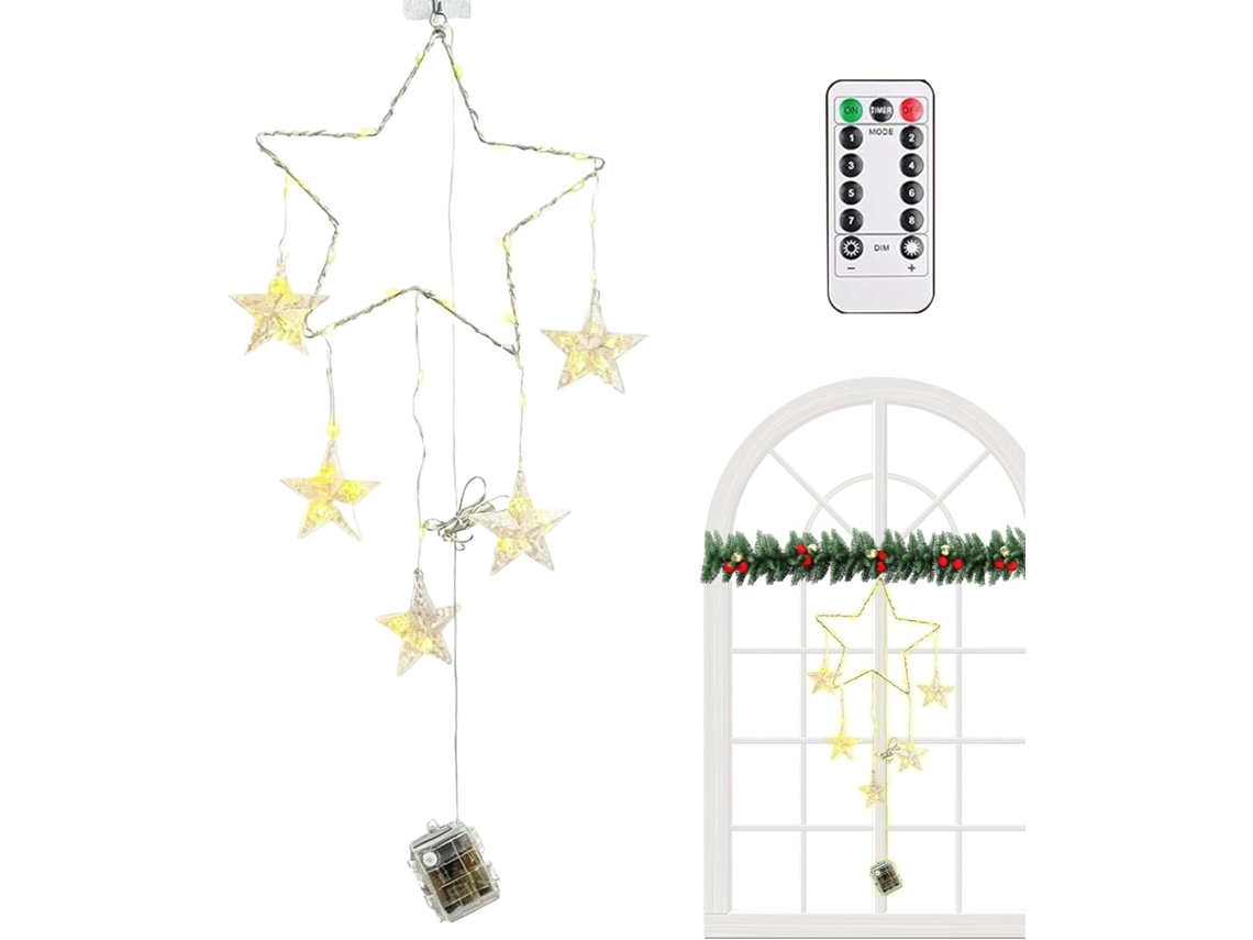 Decorações De Natal Para Janelas Internas - 8 Modelos