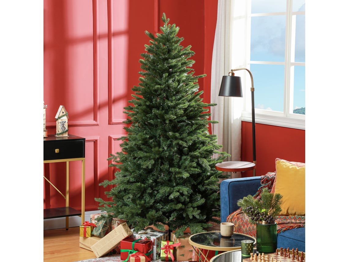 Árvore De Natal Artificial, Em Plástico, Na Cor Verde