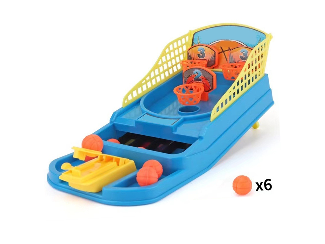 Rebe-soporte De Basquete De Dedos Mini Para Interação Pai-filho Mesa Azul