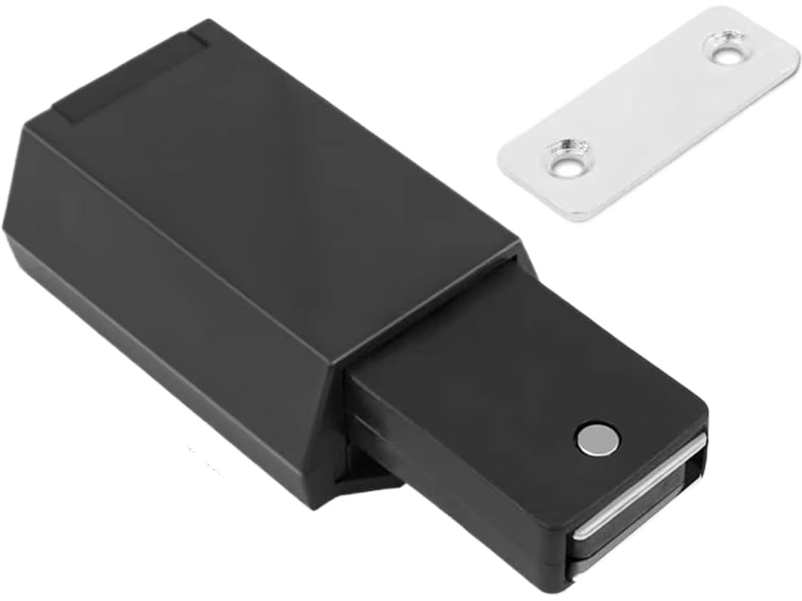 Datadores magnéticos para armários e gavetas, Preto Branco, 2