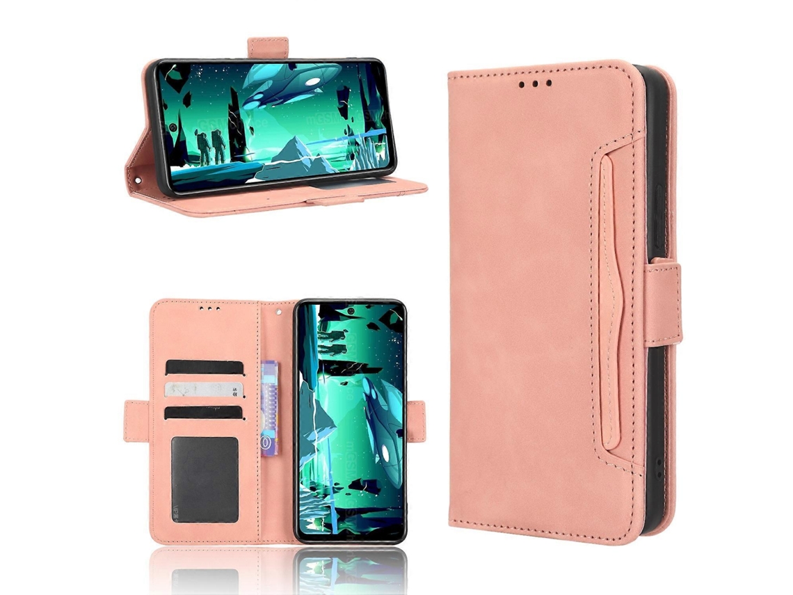 Capa De Celular Em Couro Com Textura De Bezerro E Toque Suave, Com Compartimentos Para Cartões, Para Infinix Hot 20s X6827.