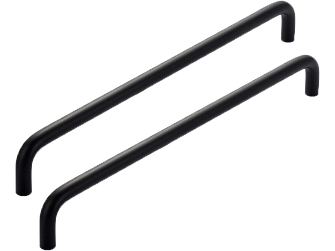 Puxador Para Armário De Cozinha, 2 Peças, Preto, Em Alumínio, Para Portas E Armários Ideal Gavetas, Banheiros, Armários