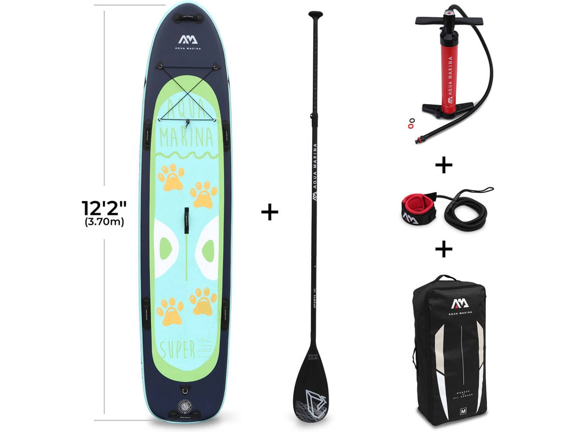 Conjunto de Stand Up Paddle AQUA MARINA Super Trip (370x82 cm) Worten.pt