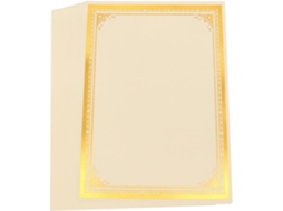 Lote De 8 Folhas De Papel Interno Para Certificado A4 Placa Ou Formato Vertical Ou Horizontal