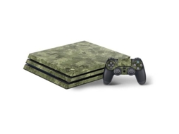 Skin de Console e Controlador Ps4 Pro Camuflagem
