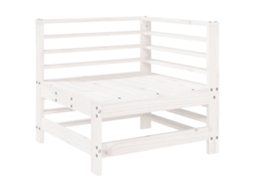 Garden Corner Sofa, Garden Corner Sofas Vidaxl Branco Madeira De Pinho (n/a)
