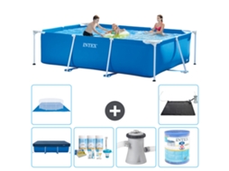 Intex Piscina Com Estrutura Retangular - 300x200x75 Cm - 7-peças S30200
