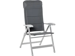 Cadeiras de Jantar de Jardim Alumínio, Pp, Tecido Oxford Cor Cinzento 75x61,5x114,5 cm Outsunny