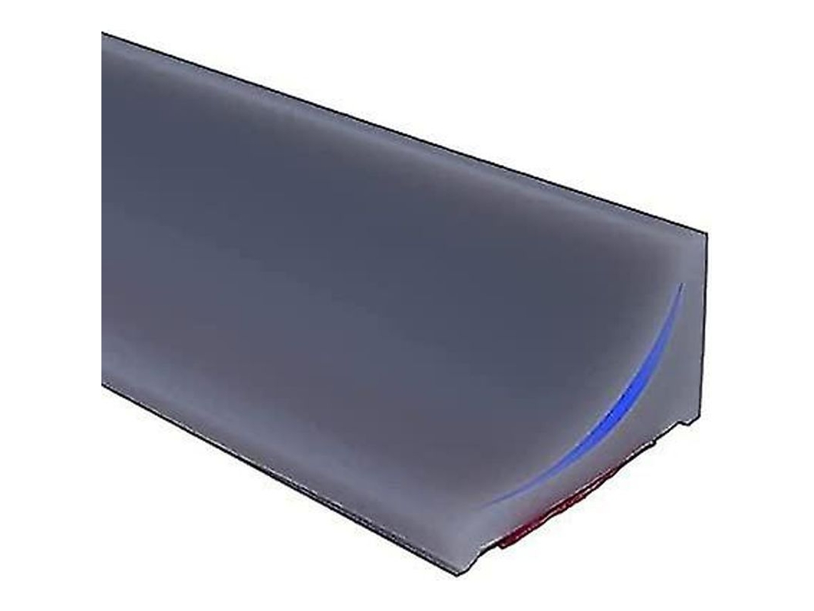Barreira De Água De Silicone Para Chuveiro Cozinha Banheiro - Selagem Eficaz E Fácil Instalação Cinza