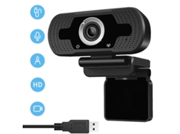 Webcam KKVOGMLE com Microfone Full HD 1080P
