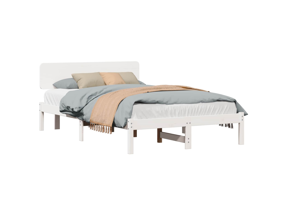 Estrutura da Cama com Cabeceira Branco 120 X 190 Cm MAISON EXCLUSIVE