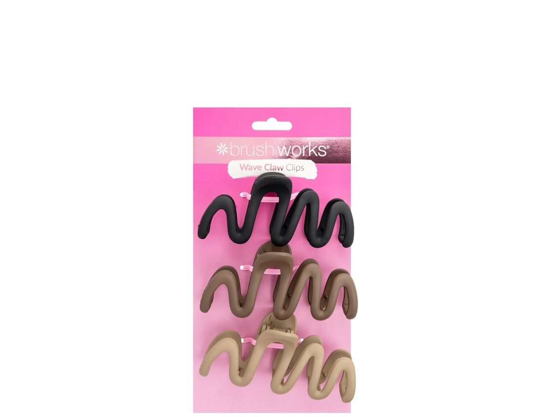 Pinças Onduladas para o Cabelo Clips de Onda BRUSHWORKS