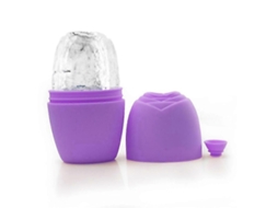 Mini Rolo de Gelo para Cuidados Faciais, Molde Silicone Massageador Facial Contorno. GOKOCO