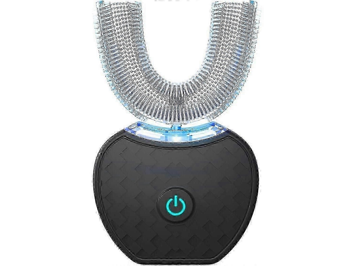 Escova De Dentes Elétrica Sônica Automática 360° Para Adultos, Escova De Dentes Branqueadora Em Formato De U.