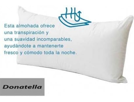 Almofada DONATELLA Premium, Antiácaros (Branco - Algodão - 70 cm)