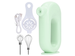 Batedeira Elétrica De Mão Com Carregamento Usb, Ajuste 4 Níveis, Batedor Ovos Elétrico, Espumador Leite Portátil Para Cozinha Doméstica, Ver