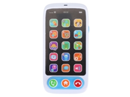 Brinquedo De Telefone Celular Infantil Musical Multifuncional Aprendizagem Interativa Com Sons Para Bebês Meninos Meninas Azul