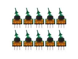 Interruptor de botão rotativo com luz LED azul 12V/20A | S/MARCA