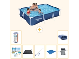 Bestway Piscina Bestway Steel Pro Retangular - 300x201x66 Cm - 8-peças S22250