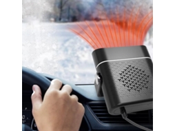 Aquecedor Automóvel Portátil Ipree 360 graus da temperatura Abs, Ventilador De Aquecimento E Arrefecimento Para Automóveis, Camiões, Acessórios Automóveis 12/24 V